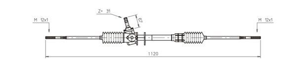 GENERAL RICAMBI Рулевой механизм SK4001